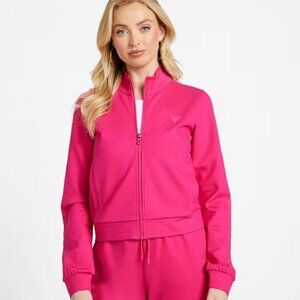 Guess - Audrey Zip Up Jacket - Small - Pink